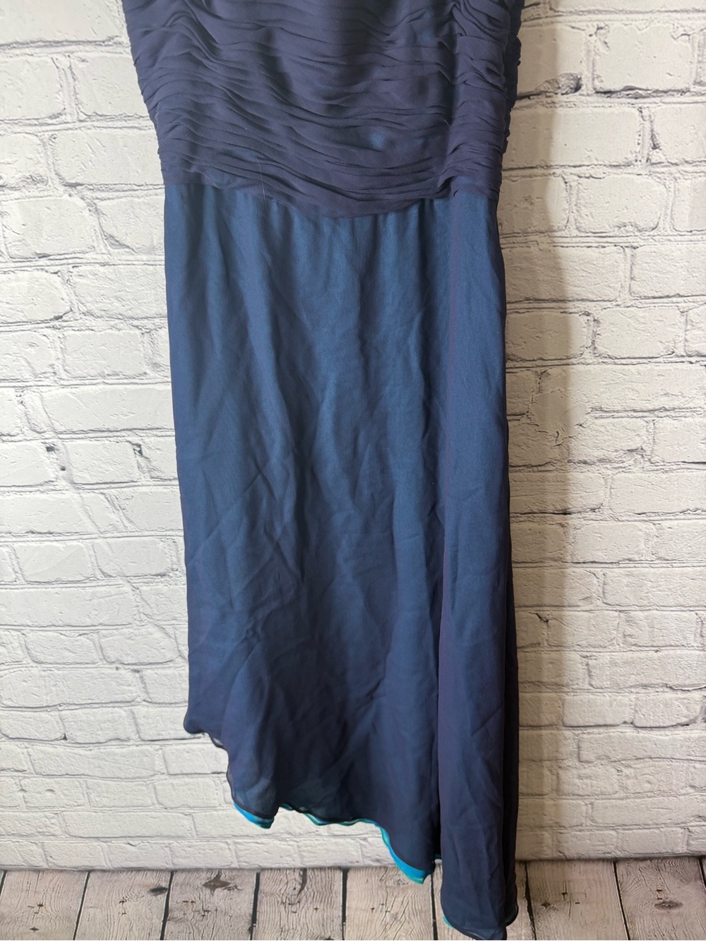 Vintage worth silk dress size 8 - Picture 5 of 9